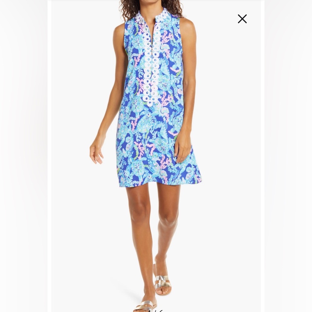 Lilly Pulitzer Jane Shift Dress – Size 4 – Like New 🐢🌺